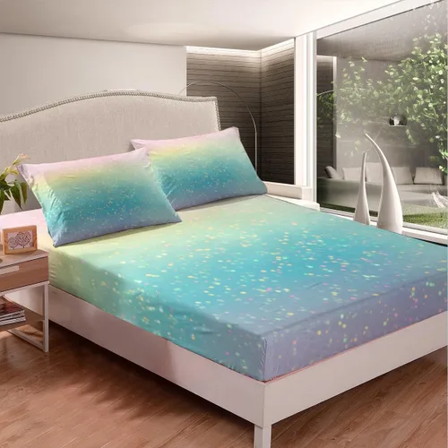 Miniatura 10 de Sábana bajera ajustable con diseño floral botánico para habitación de niños, diseño floral botánico para habitación de niños, diseño de ramas