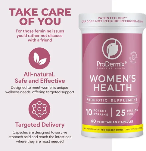 Miniatura 4 de Probióticos para mujeres, probióticos vaginales, promueve el equilibrio del pH, salud UT, 25 mil millones de UFC, suplemento para mujeres una vez al