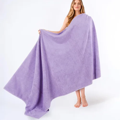 Miniatura 120 de American Soft Linen - Juego de 4 toallas, 100% de algodón turco, 27 x 54 pulgadas, tamaño extragrande, toallas para la ducha, color amarillo