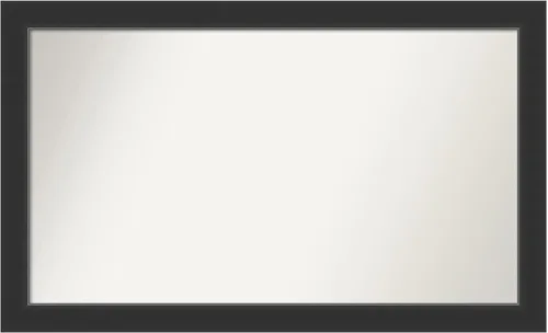Miniatura 90 de Amanti Art Espejo personalizado, espejo de baño negro Astor, espejo de pared o espejo de tocador de baño sobre el fregadero (25 x 25 pulgadas)