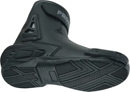 Miniatura 6 de PROFIRST Botas de cuero para motocicleta, impermeables, con suela de goma, Original YKK Zip TPO, zapatos de protección TPO, tobillo corto, zapatos