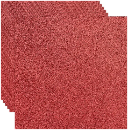 Miniatura 7 de Rramorrra - Papel de cartulina negra con purpurina de 12 x 12 pulgadas, 15 hojas de 12.35 oz/m²/130 libras, papel de construcción negro brillante