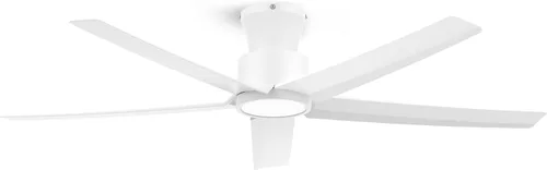 Miniatura 15 de ocioc Ventiladores de techo de 44 pulgadas con luces y control remoto, ventiladores de techo regulables con motor de CC silencioso reversible, Negro