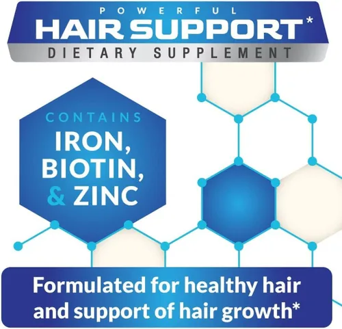 Miniatura 7 de DHT Blocker Suplemento de apoyo para el crecimiento del cabello, palma enana americana + vitaminas para el cabello para mujeres y hombres, apoya