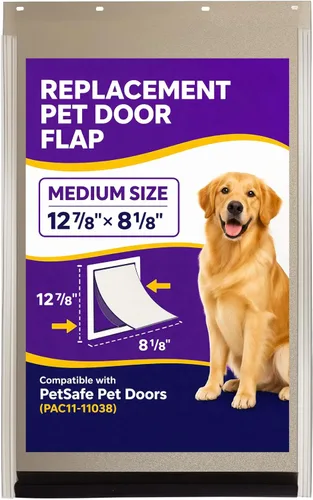 Miniatura 9 de Solapas de repuesto para puerta de mascotas PAC11-11039 para perros y gatos, puertas de repuesto para perros compatibles con puertas para mascotas