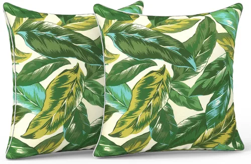 Miniatura 52 de LVTXIII Juego de 2 almohadas lumbares para patio, 12 x 20 pulgadas, resistentes a la decoloración, para exteriores con interiores, cojines lumbares