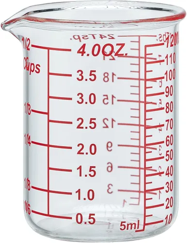 Miniatura 17 de Ackers - Taza medidora de vidrio de 1 taza, taza medidora de líquido de borosilicato de 8 onzas con boquilla