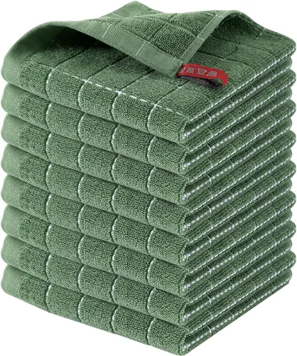 Miniatura 84 de Homaxy Paños de cocina 100% algodón de felpa, toallas de cocina ultra suaves y absorbentes para la cocina, adecuadas para secar y lavar platos