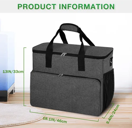Miniatura 7 de Bolsa de almacenamiento compatible con el limpiador de alfombras y tapicería Bissell 1400B/3353, bolsa de transporte para limpiador de vapor