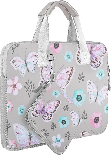 Miniatura 29 de HSEOK manga para portátil, estilo lóbulo / marroquí, tela de lona, bolsa funda para 12.9 iPad Pro / 13.3 pulgadas MacBook Air & Pro con funda