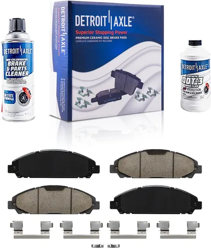 Miniatura 43 de Detroit Axle - Kit de freno delantero para Ford F-150 2010-2011, Ford Expedition Lincoln Navigator 2010-2021, repuesto de pastillas de freno