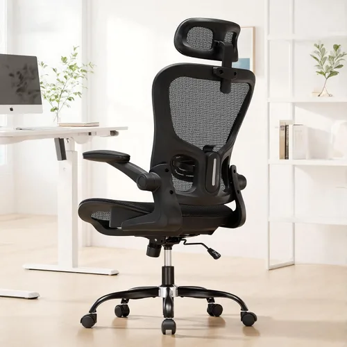 Miniatura 2 de GTPLAYER Silla de oficina, silla de escritorio ergonómica para el hogar con malla de respaldo alto, sillas de escritorio de malla para computadora
