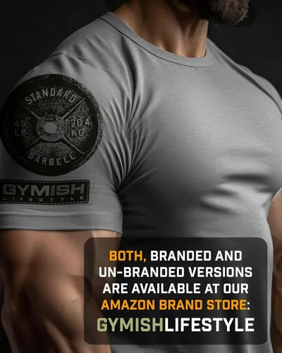 Miniatura 5 de Skull Plate Gym Shirt, Work Out Deadlift Skull T-Shirt for Men