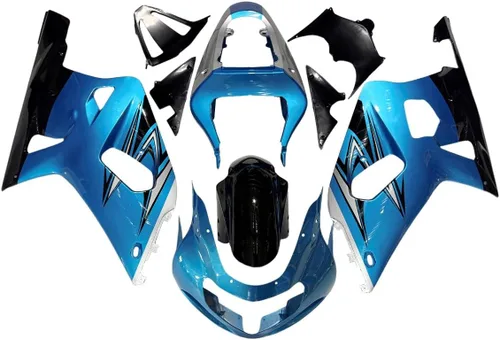 Miniatura 63 de Kit de carenado de inyección azul, negro y blanco para Suzuki GSXR600 GSX750 2006 2007 GSXR 600 GSX-R750 06 07 ABS Carenado de plástico completo
