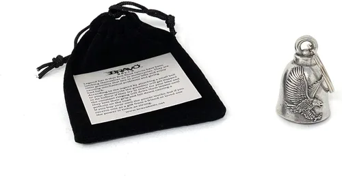 Miniatura 5 de Bravo Bells - Accesorio de campana de motociclista de Eagle o llavero para la suerte - Fabricado en los Estados Unidos