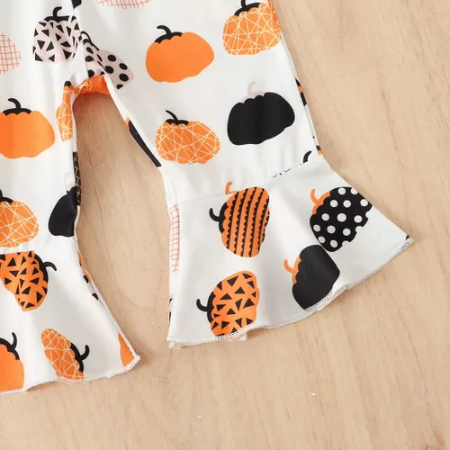 Miniatura 6 de BIRTHDAY SHARK Traje de Acción de Gracias para bebé niña traje de Acción de Gracias calabaza más linda en el parche ropa para niña