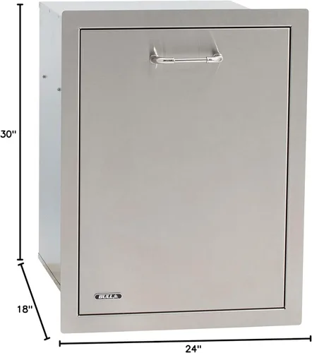 Miniatura 2 de Bull Slim 10 Galones Cajón de Basura Extraíble con Papelera, 16.5x27 Pulgadas (56941)