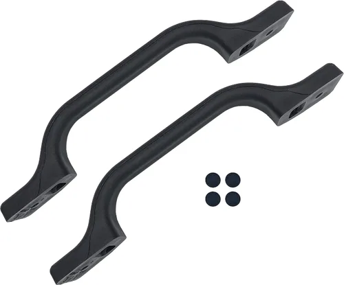 Miniatura 2 de Automotive Authority Asa de plástico para puerta de entrada, barra de asistencia para RV, remolque, cámper, autocaravana, remolque de carga, Negro