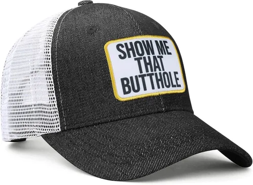 Miniatura 4 de LGBTQ Rainbow Show Me The Butthole Trucker - Gorra plana para hombre y mujer