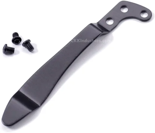 Miniatura 8 de EZSMITH (Modelo 1 Pinza de bolsillo universal - (Acabado táctico negro) - Pinza de bolsillo de repuesto para cuchillos plegables, teléfonos