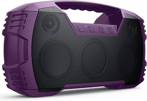 Miniatura 10 de Houl Zallee Altavoz Bluetooth 5.0 con impermeabilidad IPX7, 40 W, portátil, inalámbrico, 32 h, estéreo, sonido alto, graves profundos, micrófono