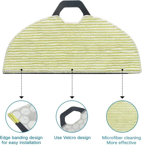 Miniatura 2 de Piezas de repuesto para Shark AV2001WD RV2001WD 2002WD Kit de accesorios con cepillo principal, almohadillas suaves de microfibra, filtros, filtro