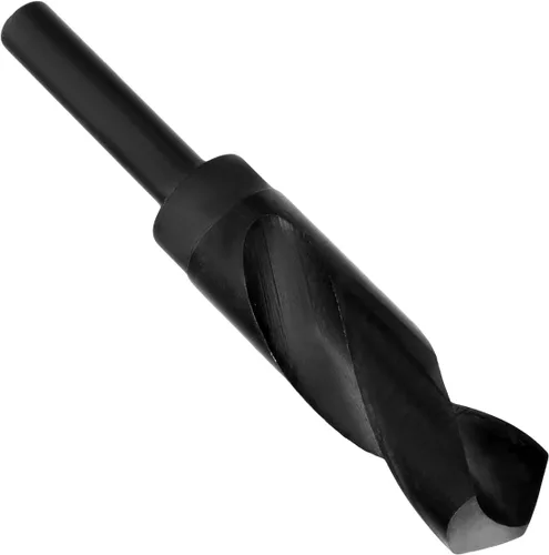Miniatura 19 de Auniwaig Broca de vástago reducido de 0.51 "0.512 in rodante de nitruración de óxido negro de acero de alta velocidad HSS 6542 para placa