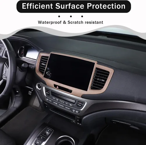 Miniatura 3 de Marco de panel de navegación para tablero de instrumentos para Honda Pilot 2019-2022/Ridgeline 2021-2023/Passport 2019-2023, material ABS, consola