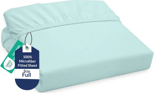 Miniatura 83 de Royale Linens Sábana Bajera King - Microfibra Cepillada Ultra Suave 1800 - Sábanas Inferiores de Lujo Hotelero - Sin Arrugas y Resistente a la Rosa