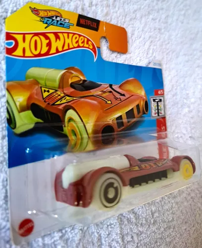Hot Wheels Retro-Active Orange Quarter Mile Heroes 4/5 Modelo de coche fundido a presión