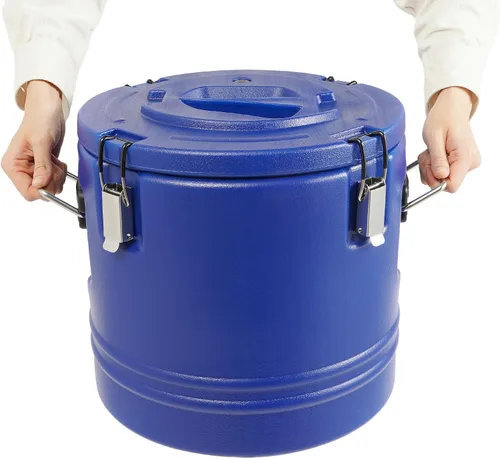 Miniatura 7 de Contenedor de Sopa Aislado de 21QT de 5.28 Galones, Calentador de Alimentos Comercial para Alimentos Calientes y Fríos, Caja Caliente para Catering
