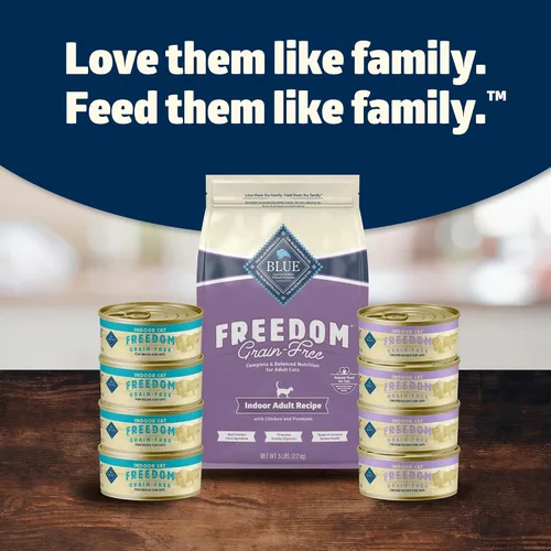 Miniatura 9 de Blue Buffalo Freedom - Alimento seco natural para gatos adultos, sin granos, para interiores, pollo, 5 libras
