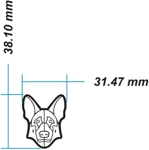 Miniatura 2 de Damorr Dog Croc Charms German Shepherd Yorkshire Yorkie Compatible with Croc Clogs (2 pack)