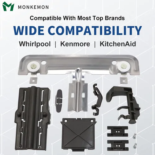 Miniatura 3 de 20 piezas de estante superior para lavavajillas W10712395 para Kenmore Whirlpool piezas de lavavajillas, reemplazar Ap5957560 W10350375 partes