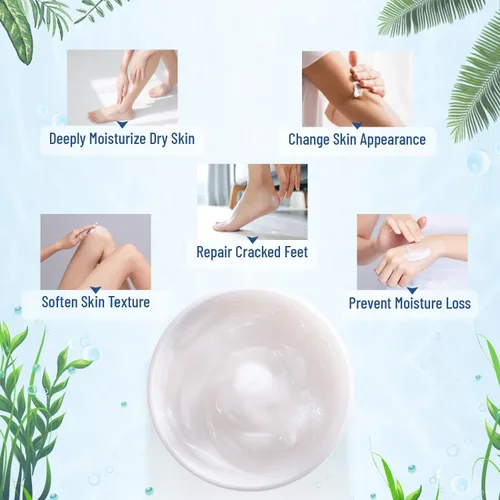Miniatura 3 de Crema de urea, loción 40% para el cuidado de los pies para talones agrietados, talones agrietados, super, áspero, pies secos y callosos, suaviza