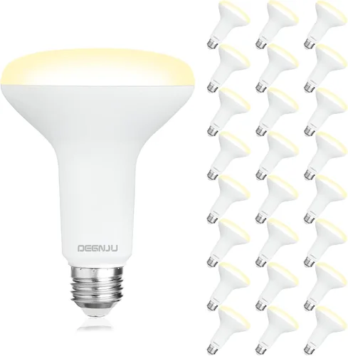 Miniatura 15 de DEGNJU Paquete de 6 bombillas LED empotradas BR30, bombillas de inundación regulables para interiores, CRI80 7 W, equivalente a 65 W, 2700 K, blanco