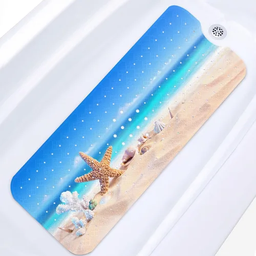 Miniatura 10 de Corgi - Divertida alfombrilla de ducha para perro, diseño de pato caprichoso, antideslizante, extra larga, 40 x 16 pulgadas, lavable a máquina