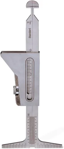Miniatura 2 de Co-link Medidor de soldadura HI-LO de acero inoxidable en pulgadas y métrico para la medición de tubería después de ajuste/alineación espacio