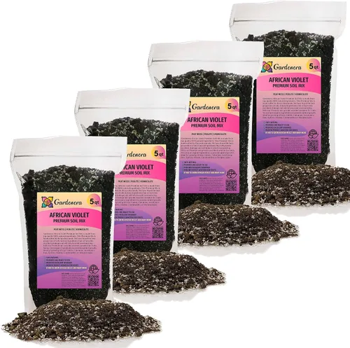Miniatura 8 de Gardenera Mezcla de suelo prémium para violetas africanas y gesneriada, 1 cuarto de galón, perlita hortícola, vermiculita y musgo de turba esfagnum