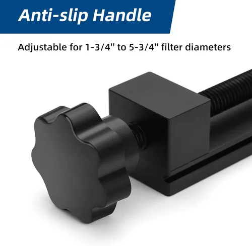 Miniatura 4 de Herramienta de corte de filtro de aceite, cortador de filtro de aceite 66490, se adapta a filtros de hasta 5-1/2" de diámetro. Con un juego