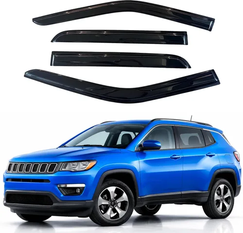 Miniatura 16 de Visor para ventana IG para Hyundai Venue 2020-2023, protector contra la lluvia, adhesivo extra duradero, deflector de viento para lado