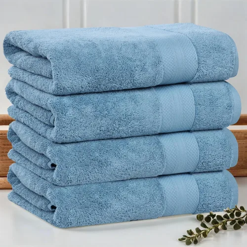 Miniatura 106 de Superior Juego de toallas de algodón turco de 9 piezas, 3 toallas de baño, 3 manos, 3 toallas faciales para el hogar, artículos esenciales de baño
