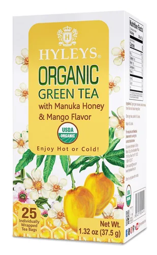 Miniatura 17 de Hyleys Té verde orgánico sabor a bayas de acai y arándanos - 25 bolsas de té