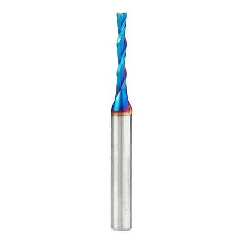 Amana Tool Spektra Extreme Tool Life - Broca de carburo sólido con recubrimiento en espiral, 46125-K, 1/8 de diámetro x 13/16 CH x vástago de 1/4 de