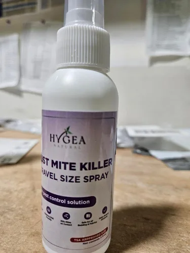 Miniatura 2 de Hygea Natural Spray de viaje para matar ácaros del polvo, ayuda a eliminar ácaros del polvo, ácaros de alfombras, ácaros de roedores, pájaros