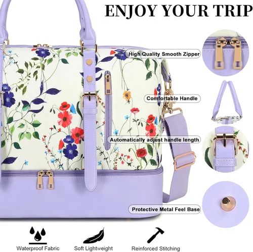 Miniatura 5 de Weekender Overnight - Bolsa de viaje de gran tamaño para hombres y mujeres