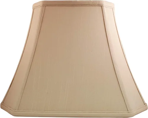 Miniatura 2 de Royal Designs, Inc. Pantalla de Lámpara Rectangular con Esquinas Cortadas, DBS-710-11BG, 6 x 11 x 8, Beige