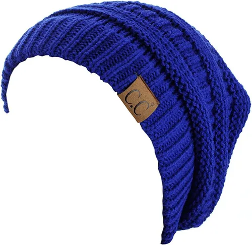 Miniatura 515 de C.C Trendy Warm Chunky Soft Stretch Cable Knit Beanie