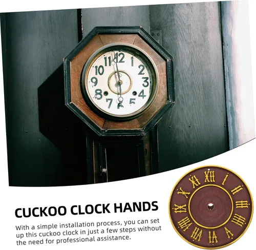 Miniatura 8 de Uonlytech Modern Cuckoo Clock with Artistic Roman Dial Design Easy to Install Wall Clock for Bedroom Living Office with Reliable Timekeeping and