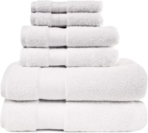 Miniatura 114 de Superior Juego de toallas de algodón turco de 9 piezas, 3 toallas de baño, 3 manos, 3 toallas faciales para el hogar, artículos esenciales de baño